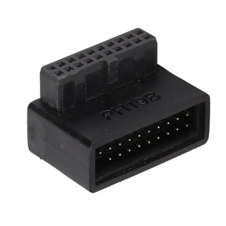 USB 3.0 90° Adapteri Monikerroksinen piirilevy Helppo asennus 19/20Pin Virtalähde PH19B