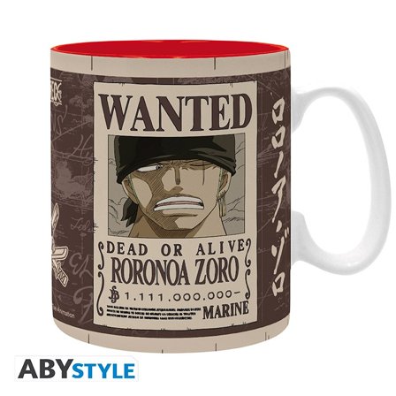 ONE PIECE - Mugg 460 ml - Zoro Wanted