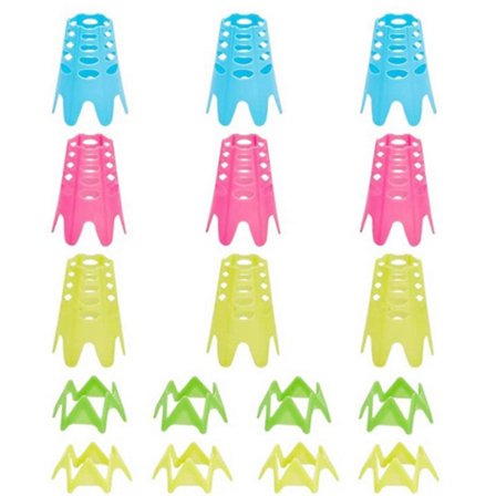 20-pak Golfsimulator-tees - 10 lange & 10 korte til hjemmetræning