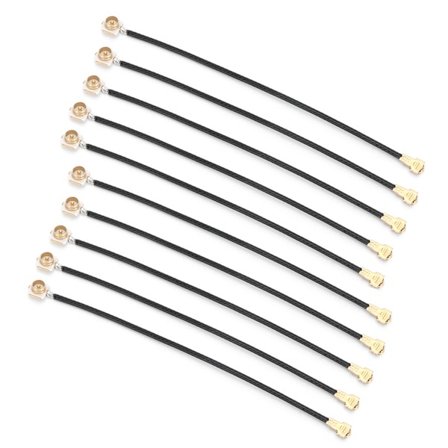 10 stk stiftkontakt IPEX-4 MH4 Gen4 UFL hunn til IPEX-1-kabel for AX200/9260 8265