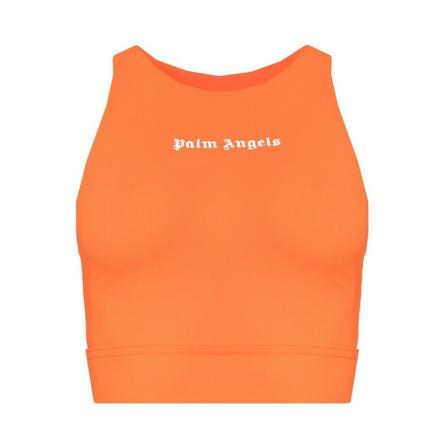 Palm Angels Sleeveless Training Tops Orange, Dame
