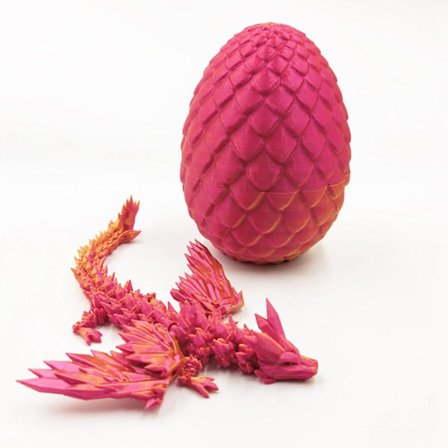 3D printed överraskning Magic Dragon Egg Artikulerande Ädelsten Dragon Fidget Toy