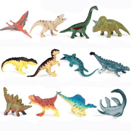 12st Naturtrogna Dinosauriemodell Tyrannosaurus Rex Triceratops