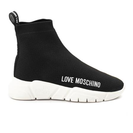 Love Moschino Sock Sneakers , Zwart , Dames , Maat: 40 EU