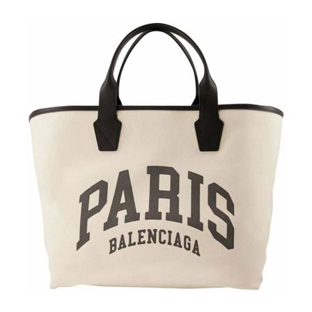 Balenciaga, Tote Bags Beige, Dames, Maat:ONE Size,Katoen