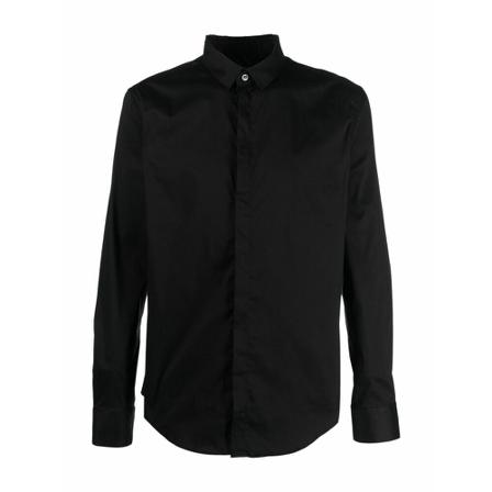 Emporio Armani, Shirt Zwart, Heren, Maat:M