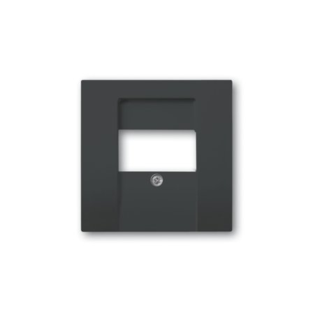 ABB Impressivo 1766-885 Centrumplatta matt svart, för högtalare, Strömbrytare & vägguttag