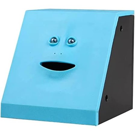 Rolig apa bank mynt spargris myntbank för flickor och pojkar, ansiktspengar ätande lådor banker