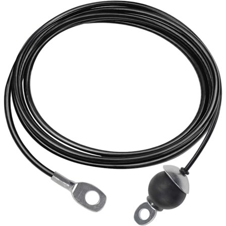 Slitstark nylonbelagd träningskabel för gym, kraftig stålwire för hemmagym kabeldragmaskin, stöder hög vikt