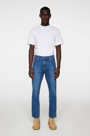 J.Lindeberg - Cody Mid Wash Reg Jeans - Blue - Man - 32/32