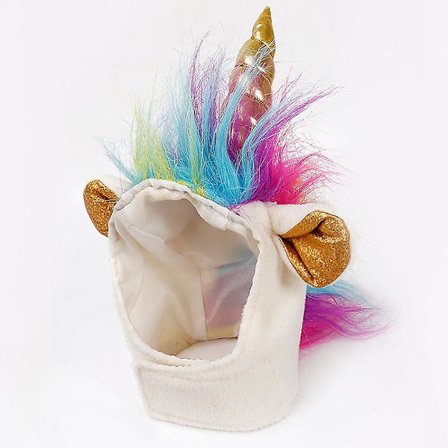 Enhjørning horn pandebånd til kæledyr Halloween kostume