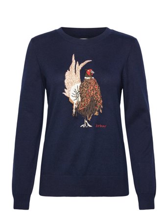 Barbour Barbour Homeswood Knitted Jumper - Navy - 40