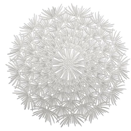 PVC Bronzing ihålig halkfri köksunderlägg, isolerande dyna, diskunderlägg, soffbord, matta, hotelldekor, silver