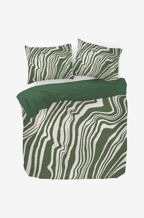 Kayori - Påslakanset - Diara - 2 delar - Grön - Påslakanset - 150X210 - Från Homeroom