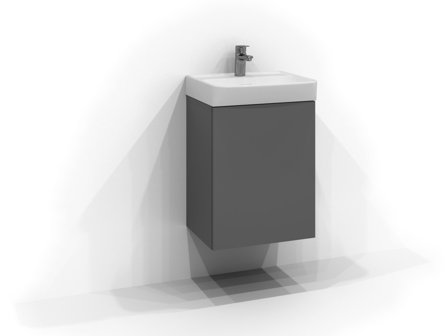 Svedbergs Bloc Tvättställsskåp Grå, Badrum