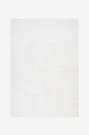 KM Home - Matta Softy Plain - Vit - Slätvävda mattor - 80X250 - Från Homeroom
