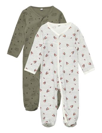 Nightsuit W/F -Buttons 2-Pack Patterned Pippi
