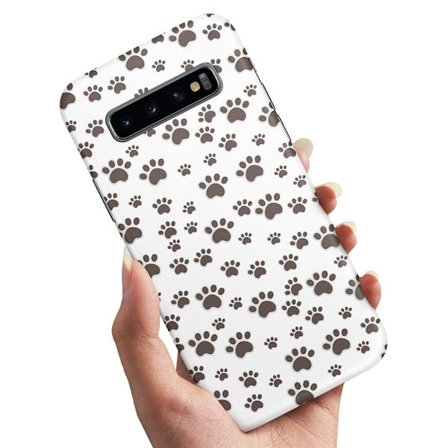 Samsung Galaxy S10 Plus - Skal/Mobilskal Paw Pattern