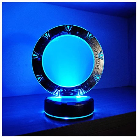 Atlantis Stargate Nattlampe Kreativ Stereo LED 3D Natt