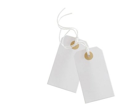 HEDLUNDS OF SWEDEN Etikett Manilla Tags Vit 10/fp - Lyreco - Emballage och lagerutrustning - Presentinslagning - Presentetiketter