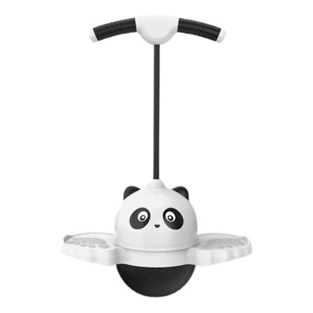 Sjovt hoppe legetøj til børn, justerbar pind hoppe bold, førskole fitnessudstyr, sikker balance træningslegetøj hvid[HK]