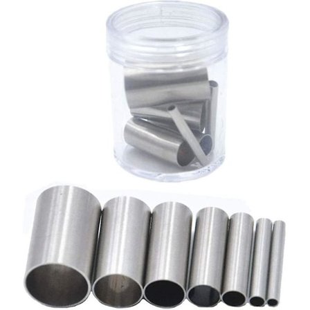 Savi Leikkurit, 7kpl Reikä Ontto Lyöntimeisti Ruostumaton Teräs Syvennys Pyöreä Muoto Leikkurit Muotti Keramiikka Pisteet (b2)