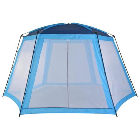 Vidaxl Pooltält Tyg 500x433x250 Cm Blå Blå