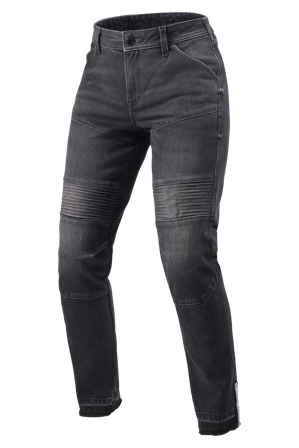 REV'IT! Moto 2 SF Women's MC Jeans Dark Black/Stone W27 x L32
