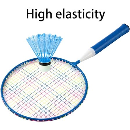 1 par børnebadmintonketsjere Badmintonsæt til børn Nylonlegering Letvægtsketsjer til børn, udendørs sport