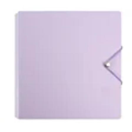 A5 Kawaii 4-paikkainen 3 tuuman Kpop-valokuva-albumi Suuri kapasiteetti Idol Photocard Album Photocards Binder Colles Bok Purple