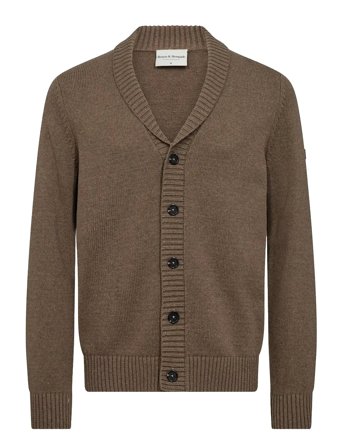 Bs Bjarte Regular Fit Knitwear Brown Bruun & Stengade