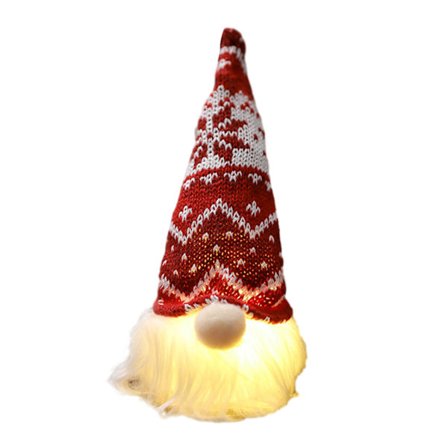 Christmas Santa Elf Plyschdockor med ljus multifunktionell julfestdekor för sovrumsinredning