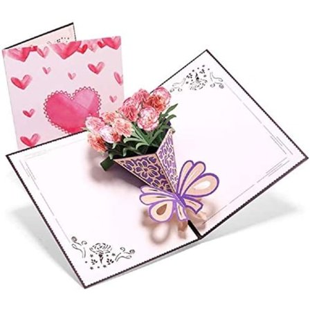 Morsdagskort, bursdagskort for mamma, spesial 3D-popup-hilsen