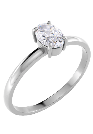 Edblad Misty Ring Steel Smycken & klockor Dam Grå S 16,8 mm