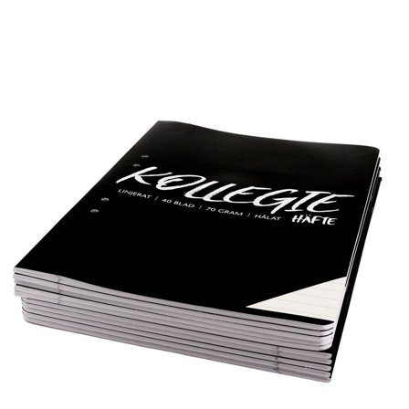 Kollegiehäfte A4 70g 40 blad linjerat - Lyreco - Kontorsmaterial - Block och anteckningsböcker - Kollegiehäften