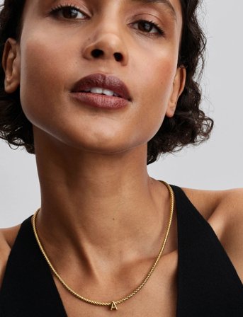 Pandora Letter A 14K Gold-Plated Charm - Gold - ONE SIZE