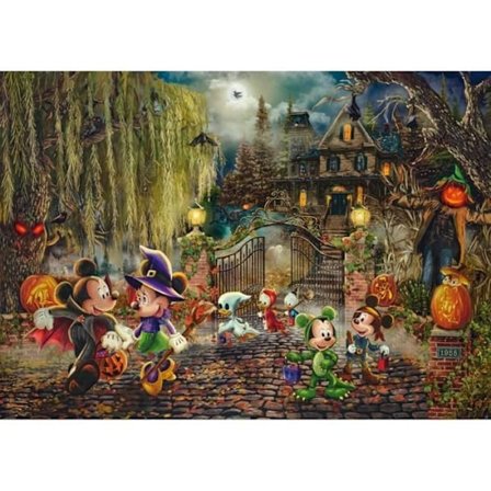 Pussel 1000 bitar: Disney, Mickey & Minnie Halloween Kul