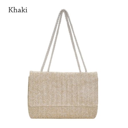 Halmväska Handväska KHAKI