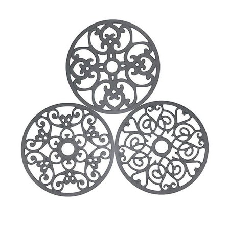 Ekstra Tykk Silikon Gryteunderlag Matte For Varme Retter, Varme Gryter Og Panner, Gryteklut, Varmepute For Å Beskytte Bordet Og Benkeplaten Din, 