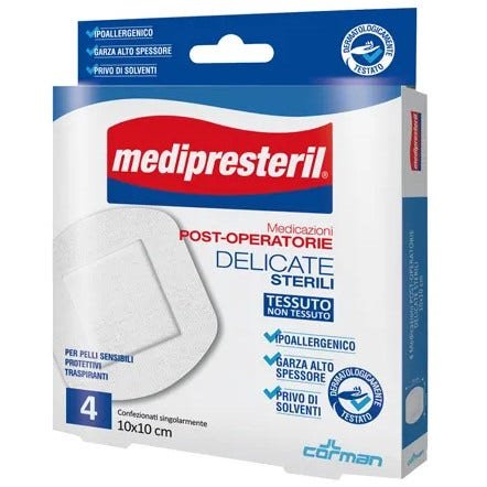 Medipresteril Medicazione Post-Operatoria Delicata TNT 10x10cm 5