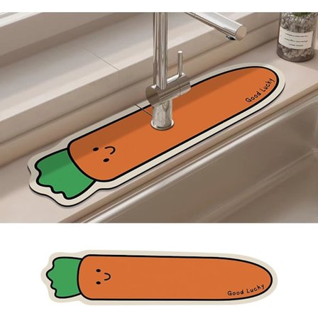 Kökshandfatsskydd Kranmatta - Superabsorberande Snabbtorkande Matta