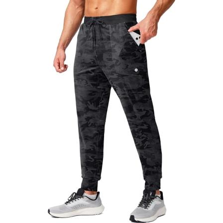 Joggingbyxor för män med dragkedjefickor Athletic Running Track Joggingbyxor för män