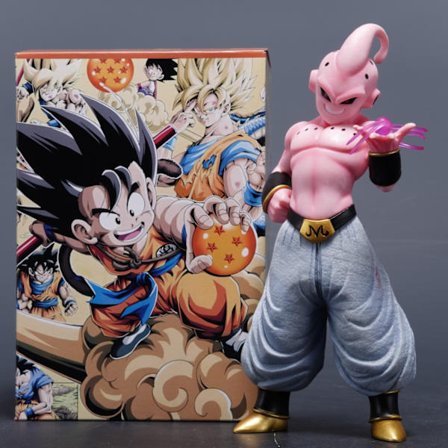 B Dragon Ball Majin Buu Anime Action Figur PVC 19 cm Model Samleobjekt Legetøjsgave til Voksne
