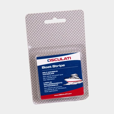 Cinta decorativa y de línea de flotación autoadhesiva Osculati, 30 mm x 10 metros, negro