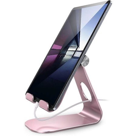 Justerbar Tabletthållare - Skrivbordsstativ Docka Kompatibel med iPad Pro 9.7/10.5/11 / 12.9/13, iPad Air mini 2~6, Switch, Samsung Tab, andra 