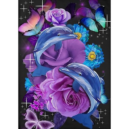 Kukat Timanttimaalaus Täysi Timantti, Timanttikirjonta Täysi Paketti Maisema Timanttimaalaus, DIY 5D Timanttimaalaus Kukat Täysi 5D Timantti Pai