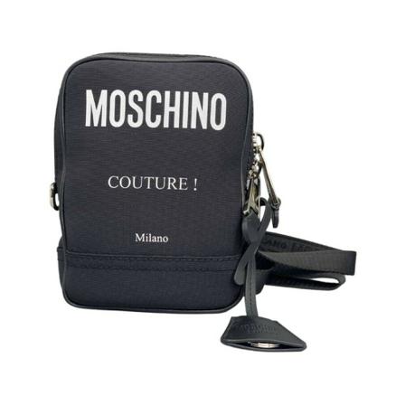 Moschino - Axelväskor - Svart - Herr - Storlek: One Size, Herr, Storlek: ONE SIZE