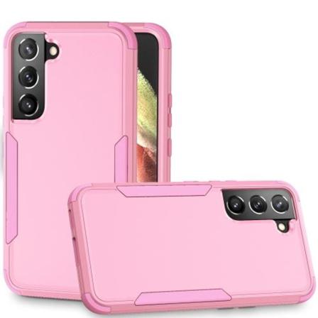 Samsung Galaxy S22 Skal Hybrid Shockproof Rosa