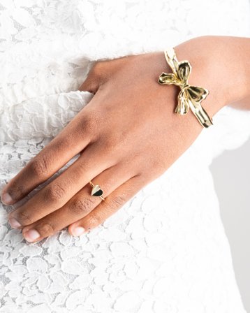 IOAKU HEART RING Guldfärg Smykker Pige - Kids Brand Store