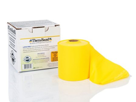 THERA-BAND Träningsband Latexfri gul 22m - Lyreco - Sjukvård och omsorg - Rehab och sjukgymnastik - Träningsredskap